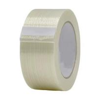 1 Piece Heavy Duty Filament Strapping Tape Reinforced Mono-Directional Fiberglass Tape Single Side Adhesive For Furniture Fixing 25mm&20M skaidri