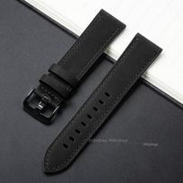Leather Watch Strap 18mm 20mm 22mm 24mm Universal Cowhide Watch Belt Vintage Black Blue Brown Watchband Women Men Accessories 18mm juoda