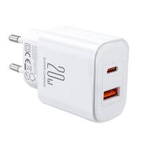 Įkroviklis Joyroom JR-TCF05 Flash, 20W + C į L kabelis 1m (balta)