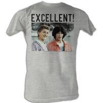Bill and Ted 4 Square White Adult T-Shirt L