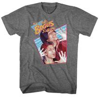 Bill and Ted Bogus Rhombus Graphite Adult T-Shirt L