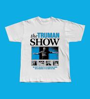 The Truman Show Graphic Tee, Truman Burbank Seahaven Shirt, Jim Carrey Cult Classic T-Shirt M