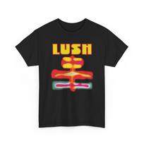 Lush Band T-Shirt, 90s Shoegaze Grunge Rock Tee, Heavy Cotton Concert Shirt S