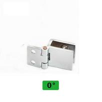 Premium Glass Door Hinges for Cupboard Cabinet Suitable for 5 8mm Glass Doors 0 Degree