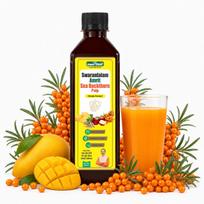 Jeena Sikho Swaranfalam Amrit Himalayan Sea Buckthorn Berry Pulp/Juice Concentrate | Mango Flavour | With Ashwagandha | Cold-Pressed | Natural Vita