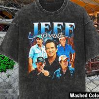 Jeff Probst Vintage Acid Wash Tee: 90s Survivor Host Graphic L