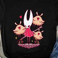 Silksong Shirt, Hornet Hollow Knight Lost Flea Shirt, Hollowknight Tshirt, Indie Game T-Shirt, Silk Song RPG Gaming Gift, Metroidvania Tee S