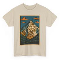 Everest T-Shirt: Retro Comic Mountain Graphic Tee S