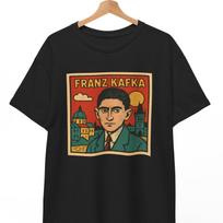 Franz Kafka T-Shirt: Retro Comic Literary Graphic Tee S