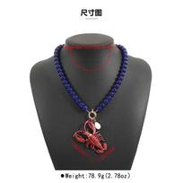 Handmade ZAA Lobster Beads Necklace for Women Crystal Beaded Enamel Jewelry Simple Necklaces Beach Vacation Accessory 2025 New