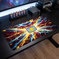 Aston Villa Football Print Large Mouse Pad, Anti-Slip Extended Gaming Desk Mat for Office Home 30cmx60cm（11.8x23.6inch）