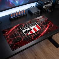 Athletic Bilbao Football Print Large Mouse Pad, Anti-Slip Extended Gaming Desk Mat for Office Home 30cmx60cm（11.8x23.6inch）