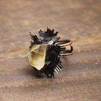 Hypoallergenic Adjustable Rings Boho Raw Stone Rings Natural Crystal Rings  Handmade Jewelry style A