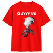 Slayyyter Tshirt Hip Hop Tshirts Shortsleeved Streetwear Tshirt Summer Pure Cotton Plus Size Top Tees S