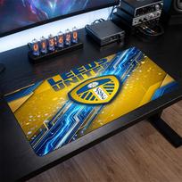 Leeds United Football Print Large Mouse Pad, Anti-Slip Extended Gaming Desk Mat for Office Home 30cmx60cm（11.8x23.6inch）