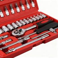 Hot Selling Hand Tools Set 46 Pcs Socket Wrench Tool Set Portable Hard Case for Car Motorcycle Bicycle Repair Hand Tool Kits