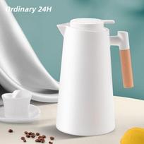 Thermos Vakuuminis Termosas 1L Dvigubo Stiklo Įdėklas Virdulys Maistui Saugus Šeimos Kasdieniniam Karštų Gėrimų Laikikliui 3