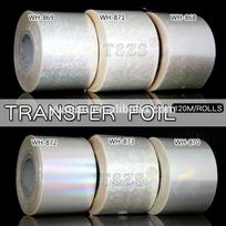 TSZS 120m Gold Nail Art Sticker Paper Transfer Foil