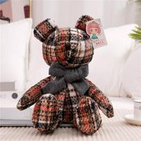 1pc 30 /40cm Cute Bow Tie Teddy Bear Plush Toys Lovely Stuffed Soft Animall Dolls For Children Girls Valentine 'S Birthday Gift 30cm raudonai ruda