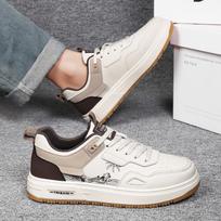 Men Running Shoes Skateboard Street Style Sneakers Students Low Casual Shoes Large Size EU: 39 smėlis