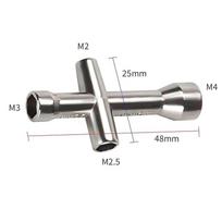 Multi Size Hex Socket Cross Wrench Tool M2 M3 M4 for 3D Printer Nozzles RC Car Repair Traxxas HSP Tamiya Kyosho Maintenance DIY