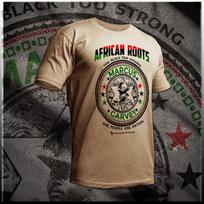 Marcus Garvey T-Shirt Black History Month Panafrican melanin Civil Rights Africa M beige