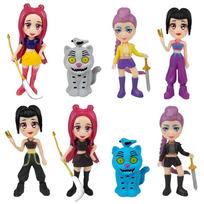 8 vnt./rinkinys Anime Demono Medžiotojai veiksmo figūrėlė žaislas Derpys Tigras Rumi Mira Zoey Sussy statulėlė lėlė vaikams Fa