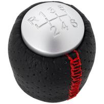 Alfa Romeo 159 05-11 gear shift knob BLACK + SILVER 6 SPEED