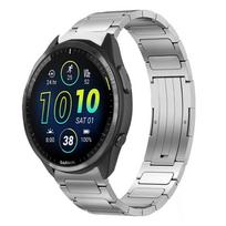 22mm Titanium alloy Strap for Garmin Forerunner 965 955 265 Music Metal Bracelet Watchband for Garmin Venu 3 2/Vivoactive 4 Belt Forerunner 955 sidabras