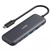 USB šakotuvas Anker 332 pilkas USB Type-C 5000Mbit/s HDMI USB 3.2