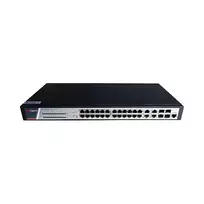 Hikvision Pro Series DS-3E2528P(B) - valdomas tinklo jungiklis - 24 x 10/100/1000 (PoE+)