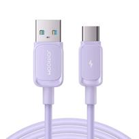 Laidas S-AC027A14 USB į USB C / 3A / 1.2m (violetinis)