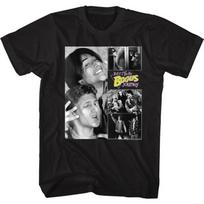 Bill And Ted BNT Collage Black Adult T-Shirt 3XL