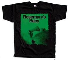 Rosemarys Baby Horror movie poster T-Shirt Black vintage scary all sizes S-5XL 4XL