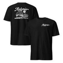 Malone's Bar Two-sided Hockey Romance Best Burgers Hasting MA shirt XL
