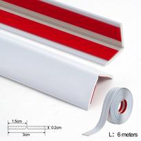 Sealing Strip Tape Wall Corner Decor Strip Wall Skirting Line 6m*3cm White
