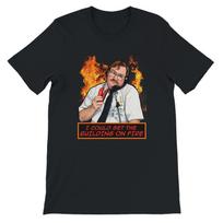 Milton Waddams Set The Building On Fire - Office Space T-Shirt S