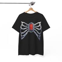 Frankenstein 2025 The creatures Heart tee. Gothic cinema| Cyberpunk Heart Reactor Shirt S