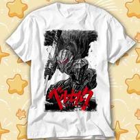 Berserk Guts Armor Black Swordsman 90s Vintage Anime Manga Fan Gift T-Shirt 433 L