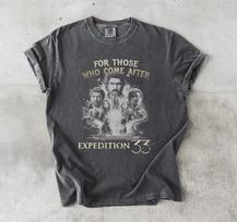 Esquie Clair Obscur Expedition 33 Shirt, Funny Game Tee, Expedition 33 T-Shirt, For Those Who Come, Dark Fantasy Gaming Tee 4XL
