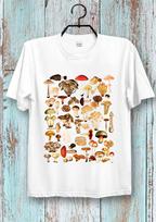 Mushroom Mycology T-Shirt Fungi Mushrooms Gamer Movie T-Shirt Unisex T-Shirt Tee Top Cool Ideal gift Tee Top for Ladies and Gentlemen S