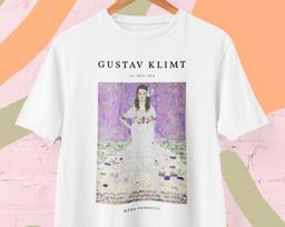 Gustav Klimt Mada Primavesi T-shirt: Art Nouveau Cotton Tee M