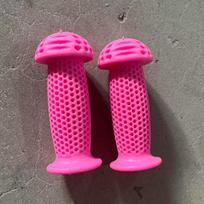 Kids Bike Bicycle Handle Grips Bike Handlebar Grips Handle Cover For Balance Bikes Bike Rubber Grip rožinė