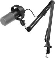 FIFINE Dynamic Microphone Microphone PC Volume Mute Voice with Compatible with Audio for Voice Live Black K688CT USB/XLR Set, Unidirectional, Control,