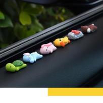 Console Center Animal Ornament for Rearview Mirror Display Enhancement 6pcs