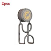 Plastic Suction Cup Wall Mount Bathroom Organizer With Hook For Bathroom And Kitchen pilka spalva