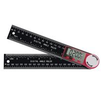 DITRON Goniometer Carbon Fiber Ruler Angle Finder Gauge 200mm 300mm 360 Plastic Digital Protractor Angle Finders Ruler 200mm