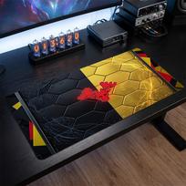 Watford Football Print Large Mouse Pad, Anti-Slip Extended Gaming Desk Mat for Office Home 30cmx60cm（11.8x23.6inch）