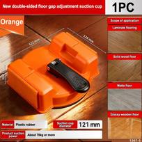 Floor Gap Filling Repair Tool 1Pc Suction Cup Type for Wood Tile Vinyl Floor Crack Fix Home Improvement Jobs oranžinė