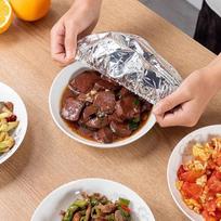 10 vnt. daugkartinio naudojimo aliuminio folijos izoliacinių dangčių - ekologiški virtuvės maisto dangčiai dubenims ir indams laikyti virtuvei 10pcs
